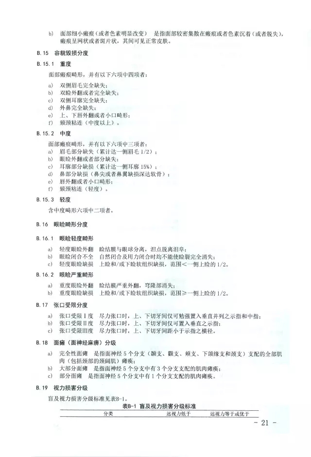 人體損傷致殘程度分級21